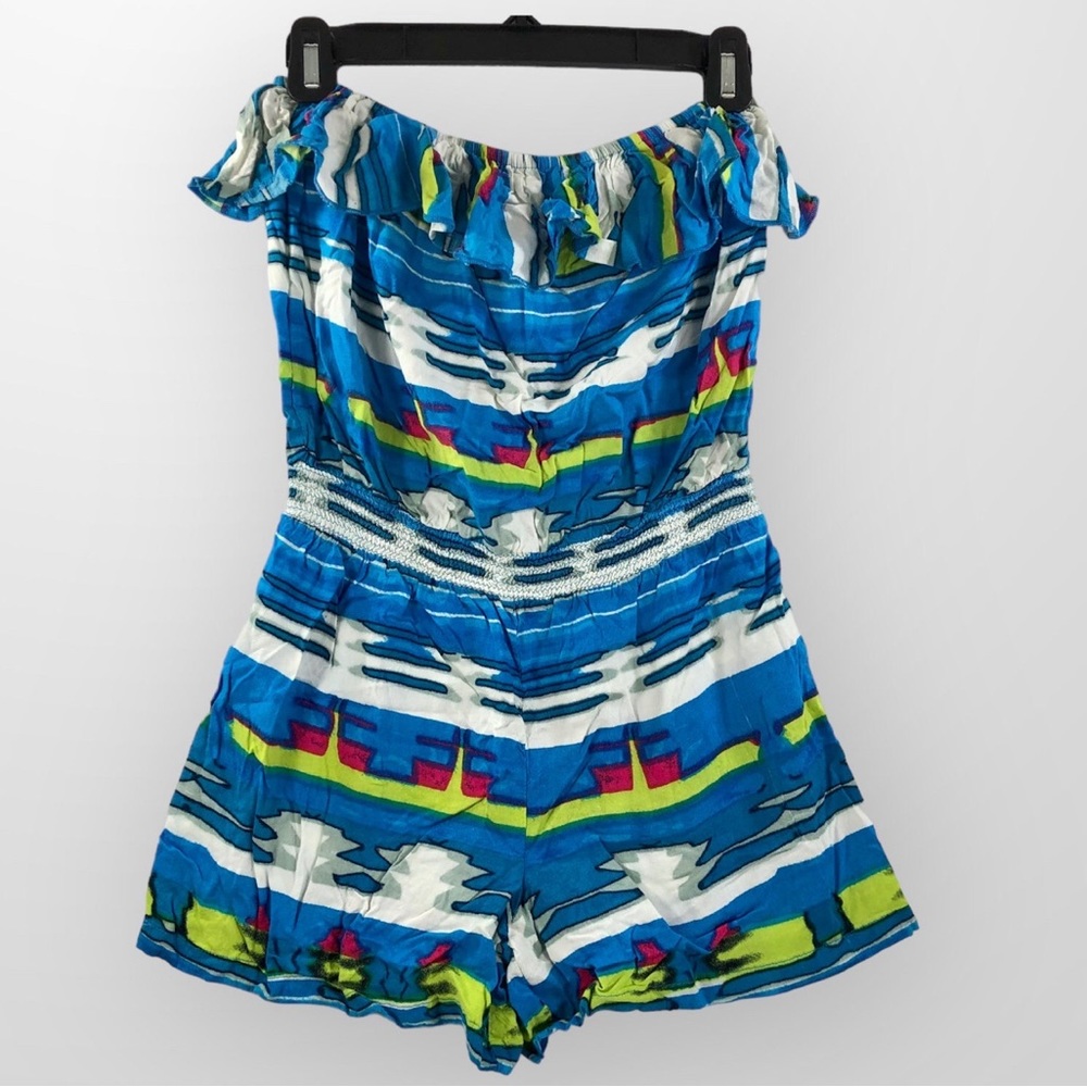 Geri C Jumper Romper Top Ruffle Size Medium!